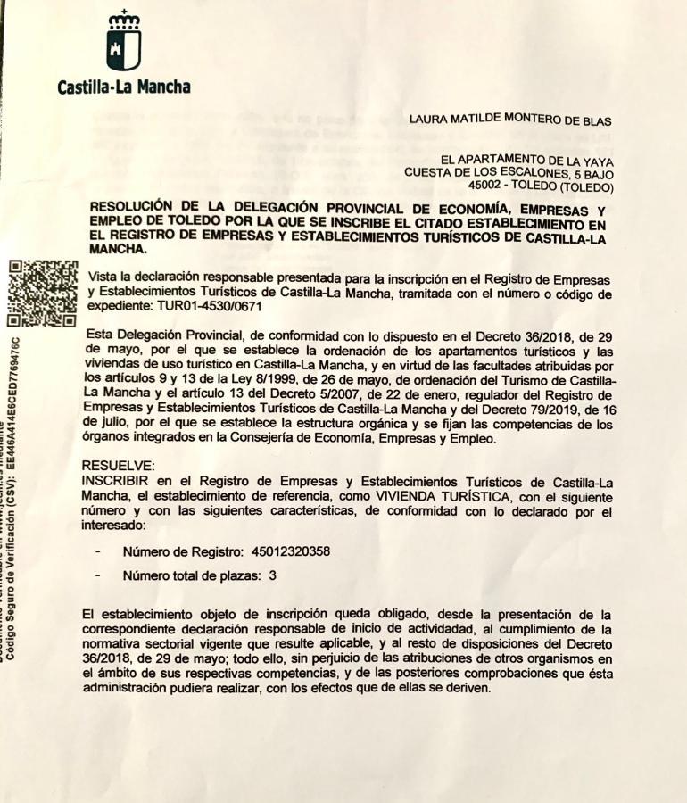 El Apartamento De La Yaya Toledo Zewnętrze zdjęcie
